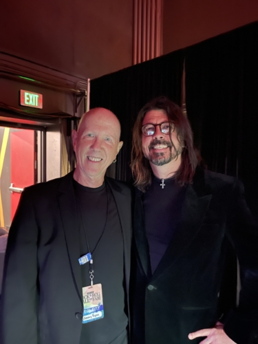 Backstage with Dave Grohl